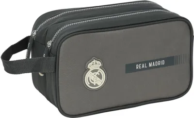 Image de Sac de toilette de voyage Real Madrid C.F. Gris Sportif 26 x 15 x 12.5 cm