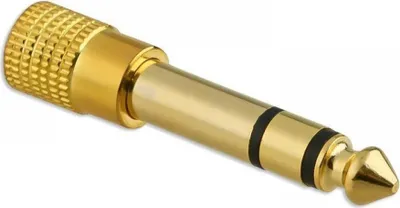Produktbild von Klinkenstecker Kopfhörer Adapter 6,3mm Stereo Stecker 3,5mm Stereo Buchse HiFi