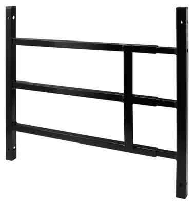 Feste Fenstersicherung, verstellbar, schwarz, 40,6 cm, Kinderschutz