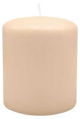 Produktbild von Flachkopf-Stumpenkerzen Champagner 120 x Ø 100 mm, 4 Stück