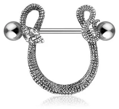 Produktbild von Brustwarzenpiercing Nippelpiercing Nipple Shield Schlange