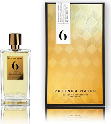 Produktbild von Rosendo Mateu #6, Männer, 100 ml, Nicht nachfüllbare Flasche, Sandelholz, Moschus, Jasmin, Sandelholz, Spray