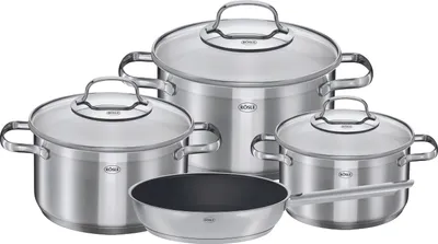 Produktbild von RÖSLE Kochtopf Set 4-tlg. ELEGANCE 13470 Induktion