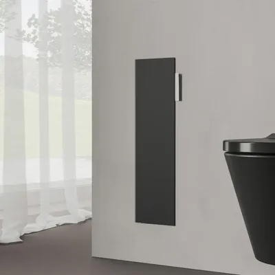 Productafbeelding van Kronenbach Cube Design toiletmodule 60 cm - Inbouw, glazen front, aanslag links