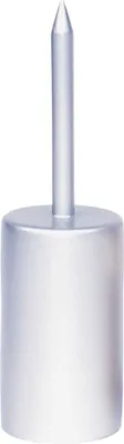 Produktbild von Kerzenstecker Metall für Stabkerzen 35mm Silber 130 x Ø 37mm