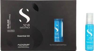Zdjęcie produktu dla Alfaparf Milano - Semi di Lino Sublime Essential Oil (12 x 13 ml) - Olejek eteryczny do wszystkich rodzajów włosów 13ml