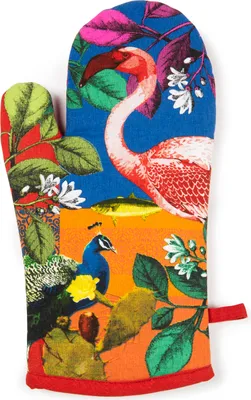 Image de Excelsa Gant de four Rhapsody Coton 32x18 cm Multicolore