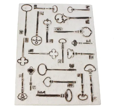 Imagen del producto de Decoración de pared "Meander" con espacio para llaves, 36x27x3 cm