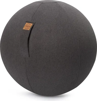 Produktbild von Sitzball Gymnastikball Sitting Ball zum aufpumpen Felt anthrazit Ø 65 cm
