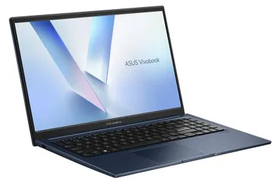 Zdjęcie produktu dla ASUS Vivobook 15 X1504VA-BQ4295W, procesor Intel Core i7-1165U, ekran 15.6 cala, rozdzielczość Full HD (1920x1080), panel IPS, częstotliwość odświeżania 60 Hz, jasność 250 nitów, matowe wykończenie, 16 GB pamięci DDR5, dysk SSD 512 GB, karta graficzna Intel, kamera 720p, bateria 42 Wh, system Windows 11, kolor: niebieski