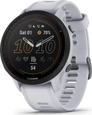 Produktbild von Garmin Forerunner 955 Solar steinweiss/schwarz