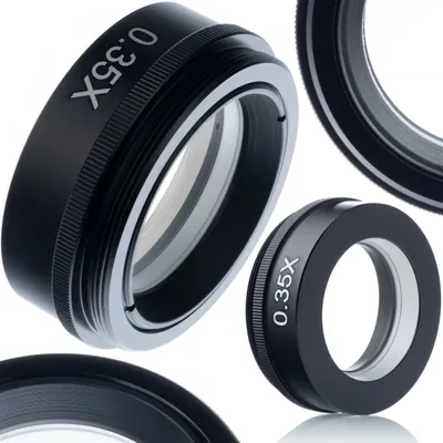 Obrázek produktu pro Rosfix Earth pro 0,35X Objektiv – Mikroskopický Objektiv s 0,35násobným Zvětšením | Závit 42 mm | Široké Zorné Pole a Pracovní Vzdálenost