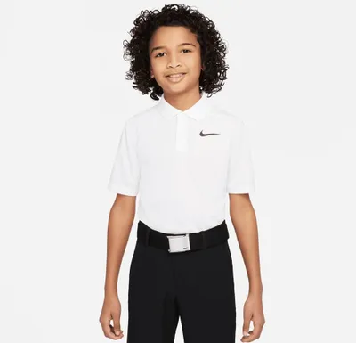Immagine prodotto di Nike Dri-Fit Victory Polo da golf per bambini Bianco