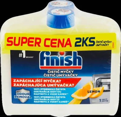 Produktbild von Finish, Geschirrspülmaschinenreiniger, Zitrone, 2 x 250 ml