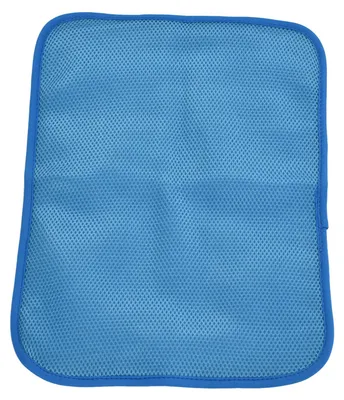 Obrázek produktu pro Chladicí podložka pro domácí mazlíčky, bezpečná, netoxická, pohodlná, skládací. Vhodná pro kočky a psy. Samochlazicí podložka do postele, na pohovku nebo do auta. Barva: modrá