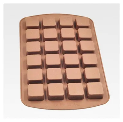 Produktbild von Silikon-Brownie-Pfanne mit 24 Mulden für Brownies und Schokolade