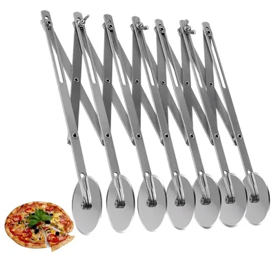 Immagine prodotto di Solidchoice - Tagliapasta regolabile con 7 rotelle in acciaio inossidabile