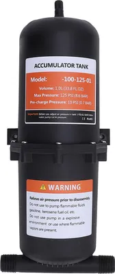 Image de 1L Constant Pressure Tank 1/2 MNPT Port Pre Pressurized Accumulator Tank for Boat Travel Trailer Maximum 125PSI