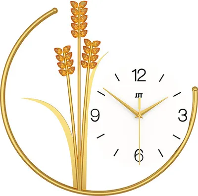 Produktbild von Wohnzimmer Dekoration, Wanduhr, stille batteriebetriebene Küche, Home Metalluhr, Wanddekoration, Schlafzimmer, Büro, Haus, 45.48 und 47.88 cm