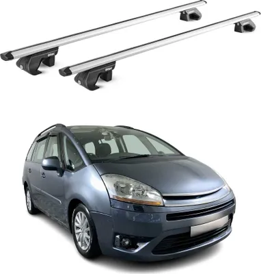 Image de Barres de toit transversales ABE pour Citroen C4 Picasso/Gran Picasso 06-13 Gris