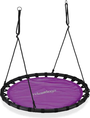 Zdjęcie produktu dla Huśtawka ogrodowa fioletowa 120cm, RD26652