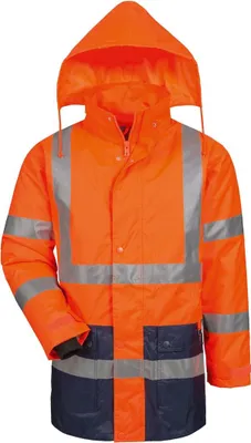 Produktbild von Safestyle Warnschutzparka L orange/blau