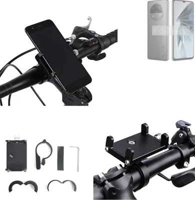 Produktbild von K-S-Trade Handyhalterung für das Fahrrad kompatibel mit ZTE Extress 50 Halter Lenkstange Fahrradhalterung Motorrad Bike Mount Befestigung Smartphone
