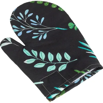Productafbeelding van Ovenhandschoen - 28x18 cm - Zwart