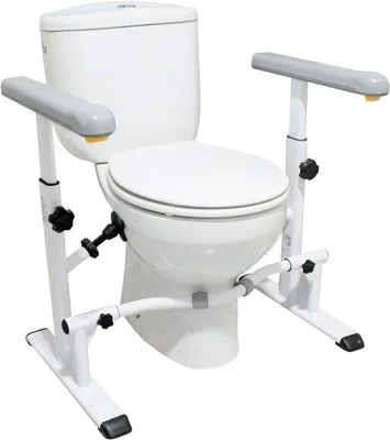 Produktbild von Famanu Toilettenstütze Verstellbar - Sicherheitshandgriffe für Toiletten