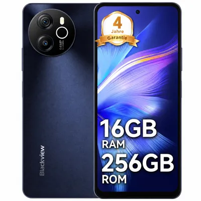 Productafbeelding van Blackview Shark 8 Smartphone, los toestel, 16GB+256GB, 120Hz, 2.4K, 6.78" FHD+, NFC, Helio G99, los toestel, 64MP+13MP camera, 5000mAh batterij