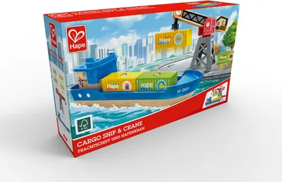 Produktbild von Hape - Frachtschiff und Hafenkran