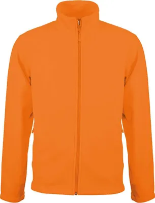 Produktbild von Kariban Herren Fleece Jacke Micro Fleecejacke Winterjacke Windjacke, Größe:4XL, Farbe:Orange