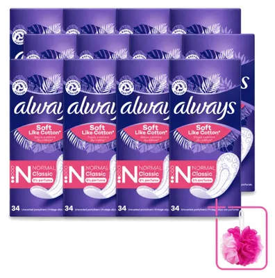 Produktbild von 12 x Always Discreet Normal Slipeinlagen - Sparpackung - 12 Stücke