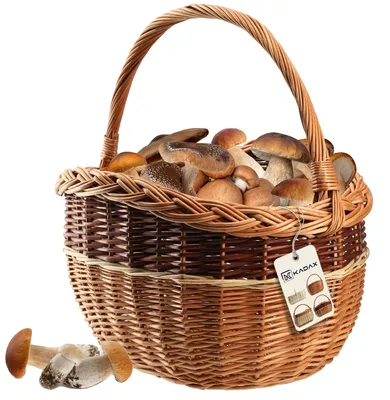 Image de Weidenkorb, panier en osier naturel, poignée résistante, plusieurs tailles disponibles, idéal pour les courses, adapté aux pique-niques