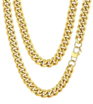 Immagine prodotto di Collana "Cuban Link" in acciaio inossidabile, per uomo e donna