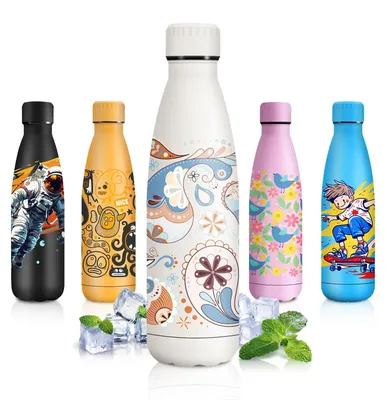 Immagine prodotto di JAPORIA, bottiglia termica da 500 ml, priva di BPA, a prova di perdite