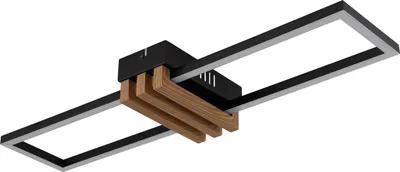 Produktbild von GLOBO Lighting Deckenleuchte DAKARI I LBH 60x16.80x6.60 cm schwarz