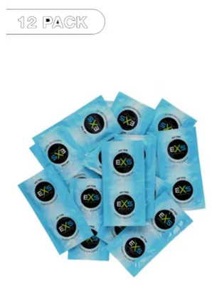 Zdjęcie produktu dla EXS Air Thin 12 sztuk - ultracienkie prezerwatywy lateksowe 56 mm