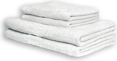 Produktbild von Frottier Handtücher 4 x Gästehandtücher 30 x 50 cm Weiß 400g/m²