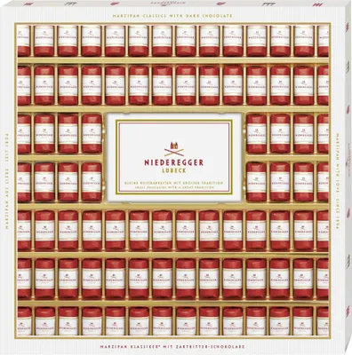 Produktbild von Niederegger Klassiker Pralinen mit Zartbitter Schokolade 1075g