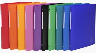 Immagine prodotto di Exacompta Raccoglitore ad anelli A4 Uni PP mE 4R 15mm assortiti azzurro