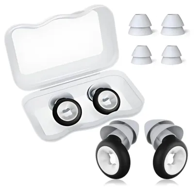 Zdjęcie produktu dla Silikonowe zatyczki do uszu ochronne MAGROS ZMES200 z etui, 1 para