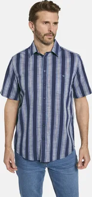 Produktbild von Babista Kurzarmhemd BELLANZA Herren A010 blau 43/44