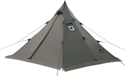 Produktbild von Tipi Zelt Firstzelte 3-4 Personen Indianerzelt Wasserdicht Winddicht Einfacher Aufbau Pyramidenzelt für Outdoor Camping Familien
