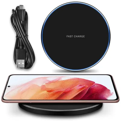 Produktbild von QI Wireless Ladestation für Samsung Galaxy S21 Plus Kabellos Ladematte Ladegerät