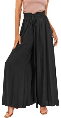 Imagen del producto de Pantalones de mujer, corte amplio y holgado, cintura alta, estilo casual y elegante, color , talla XL