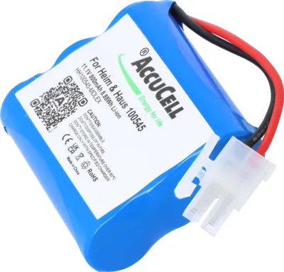Zdjęcie produktu dla Akumulator litowo-jonowy odpowiedni dla domu 100545 11,1 V 800 mAh, ze złączem Molex
