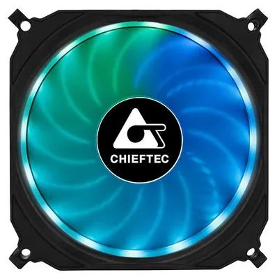 Produktbild von Chieftec CF-3012-RGB, Ventilator, 12 cm, 1200 RPM, Schwarz