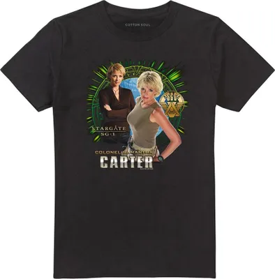 Image de Stargate SG-1 - T-shirt Homme/Femme Unie TV21782 (XXL) (Noir)