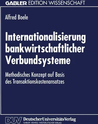 Produktbild von Internationalisierung bankwirtschaftlicher Verbundsysteme
